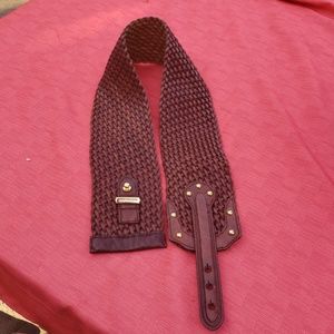 Michael Kors Braided Leather Belt